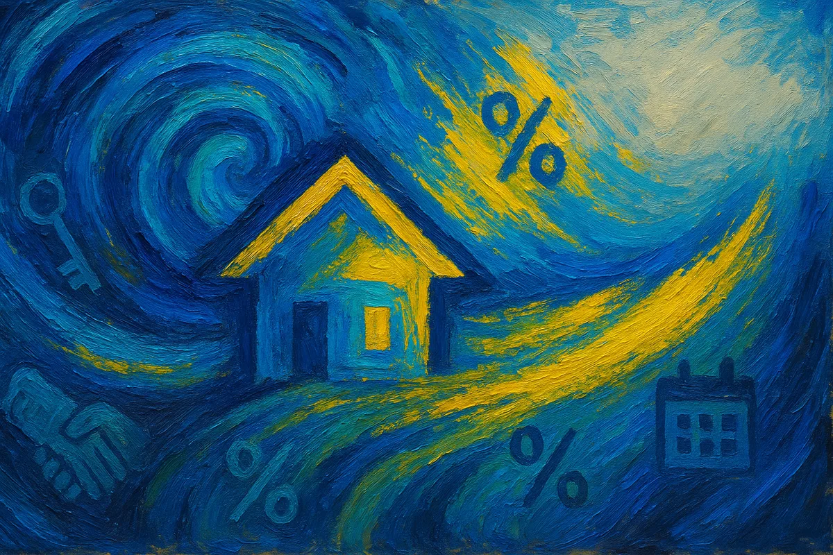 Checklist de compra de casa com contrato, chaves e assinatura